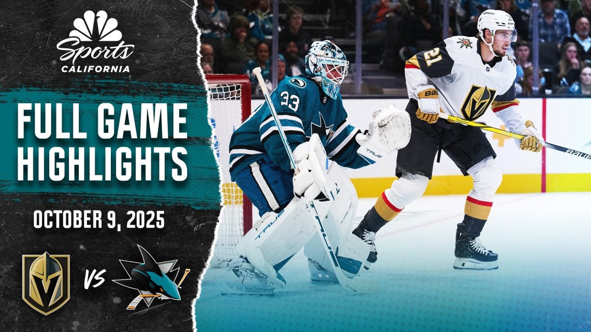 Sharks fall in heartbreaking OT loss against Golden Knights – NBC Sports Bay Area & California