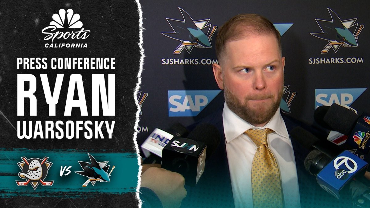 Ryan Warsofsky laments Sharks’ awful collapse vs. Ducks – NBC Sports Bay Area & California