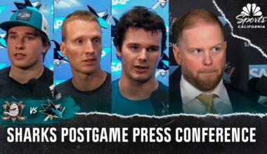 Macklin Celebrini, John Klingberg and more react to Sharks’ loss – NBC Sports Bay Area & California