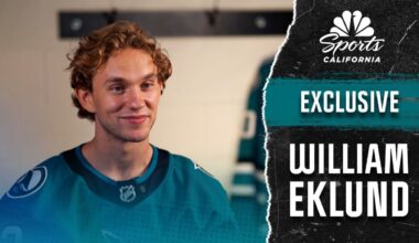 William Eklund details Sharks’ contract extension, wrist injury – NBC Sports Bay Area & California