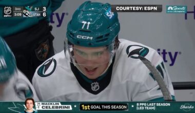 Sharks’ Macklin Celebrini scores first goal of season vs. Mammoth – NBC Sports Bay Area & California