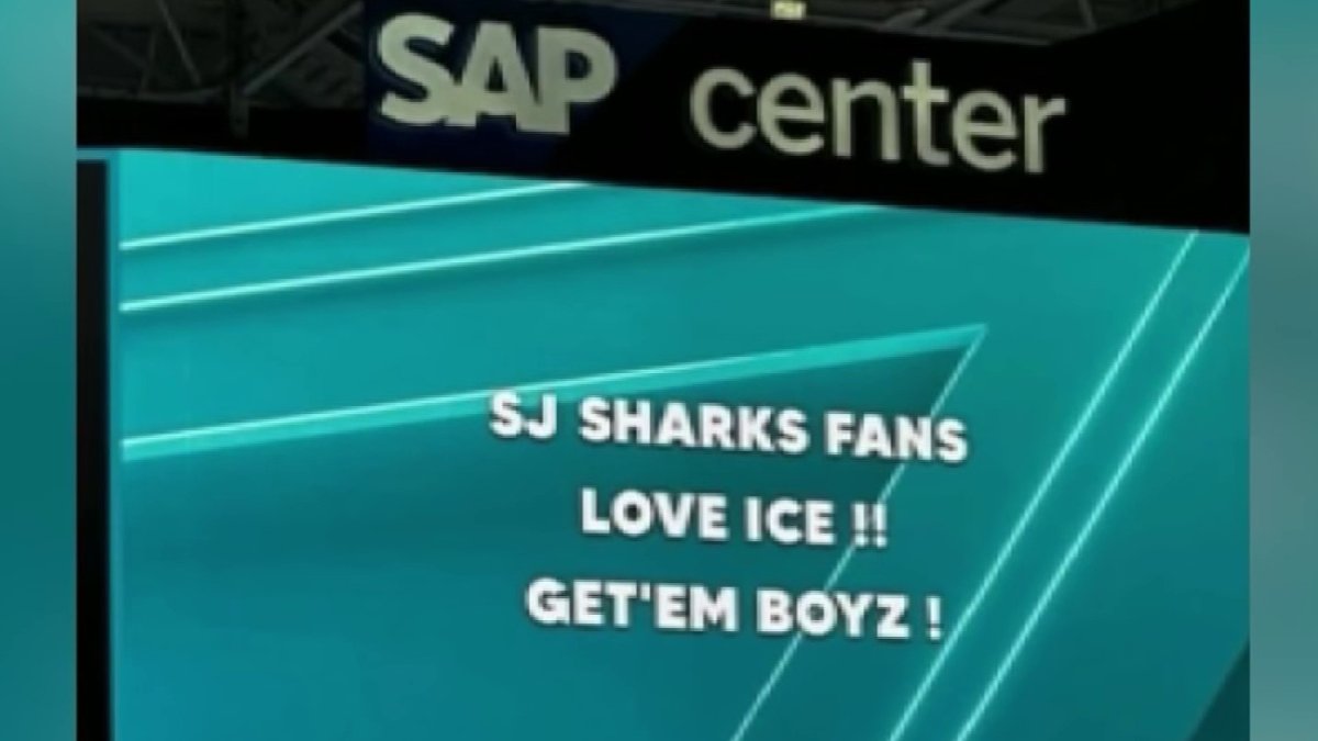 Fallout from ICE message shown at San Jose Sharks game – NBC Bay Area