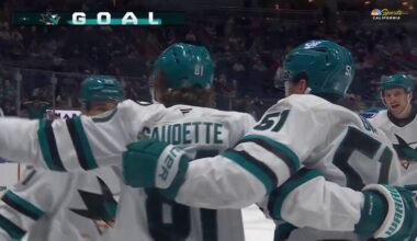 Sharks’ Adam Gaudette scores on Michael Misa’s first NHL assist – NBC Sports Bay Area & California