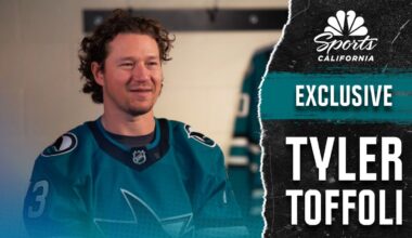 Tyler Toffoli details mindset for second NHL season with Sharks – NBC Sports Bay Area & California