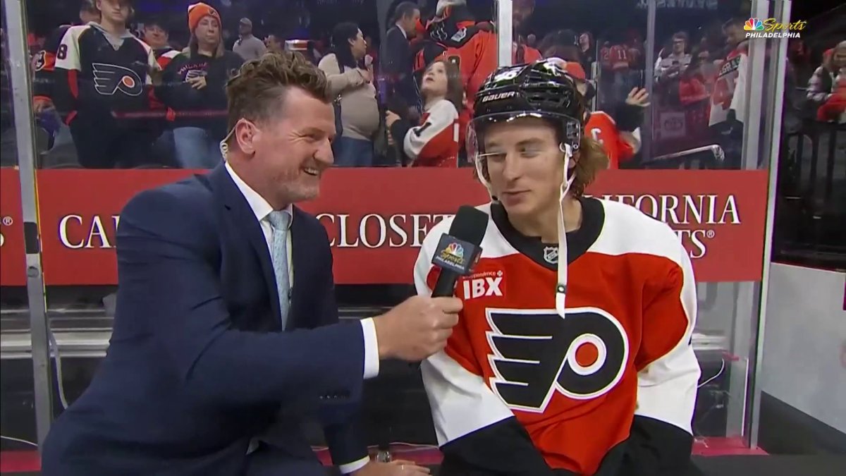 Trevor Zegras discusses ‘special’ 1st goal with Flyers after big game – NBC Sports Philadelphia