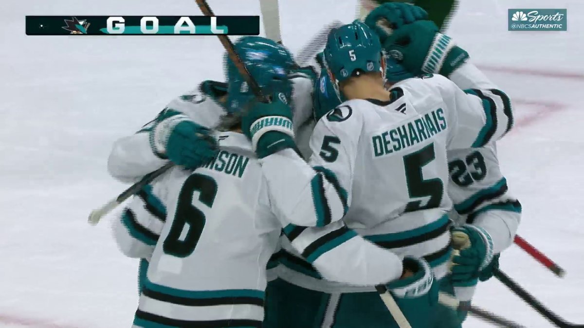 William Eklund, Ryan Reaves give Sharks another lead vs. Wild – NBC Sports Bay Area & California