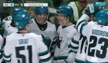 Macklin Celebrini scores Sharks game-winner in OT vs. Wild – NBC Sports Bay Area & California