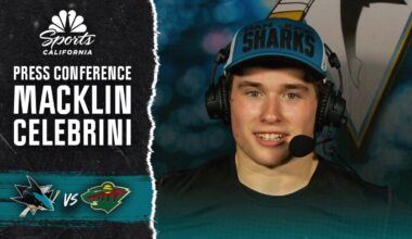 Macklin Celebrini confident in Sharks after OT game-winner – NBC Sports Bay Area & California