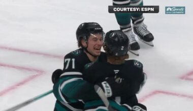 Will Smith, Macklin Celebrini connect for Sharks goal vs. Kings – NBC Sports Bay Area & California