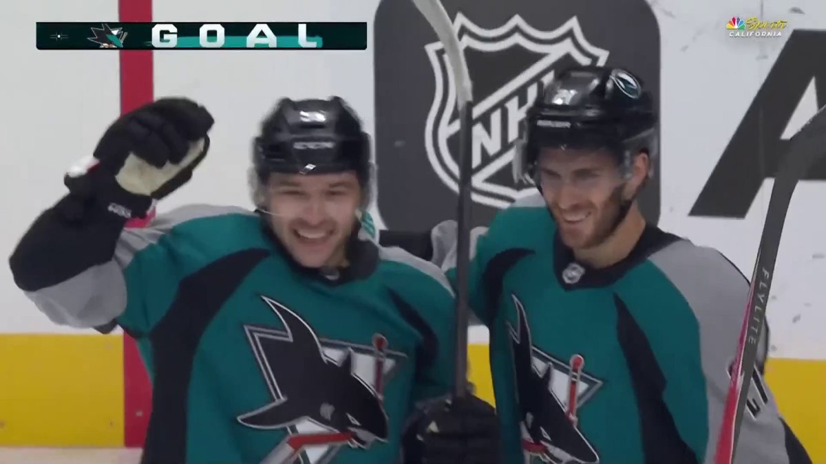 Philipp Kurashev scores to extend Sharks’ lead against Devils – NBC Sports Bay Area & California