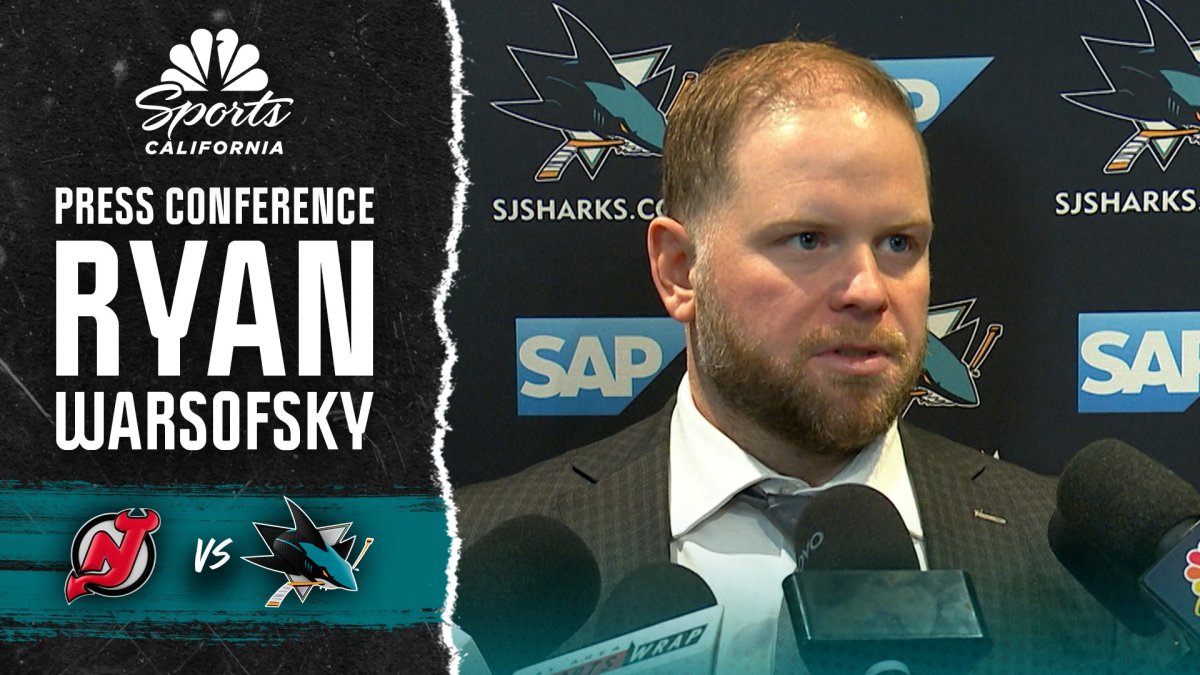 Ryan Warsofsky focused on building momentum after Sharks’ win – NBC Sports Bay Area & California