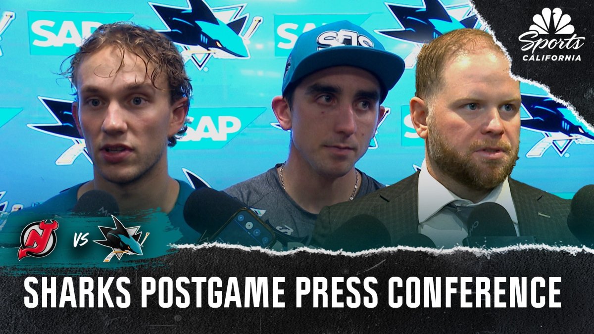 Warsofsky, Eklund and team celebrate Sharks’ 5-2 win vs Devils – NBC Sports Bay Area & California