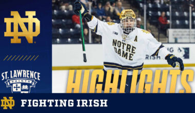 Irish Cruise to Coach Sheahan’s First Win | Highlights vs St. Lawrence