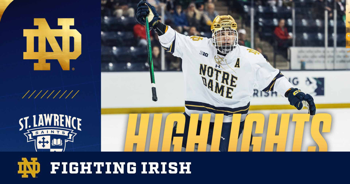 Irish Cruise to Coach Sheahan’s First Win | Highlights vs St. Lawrence