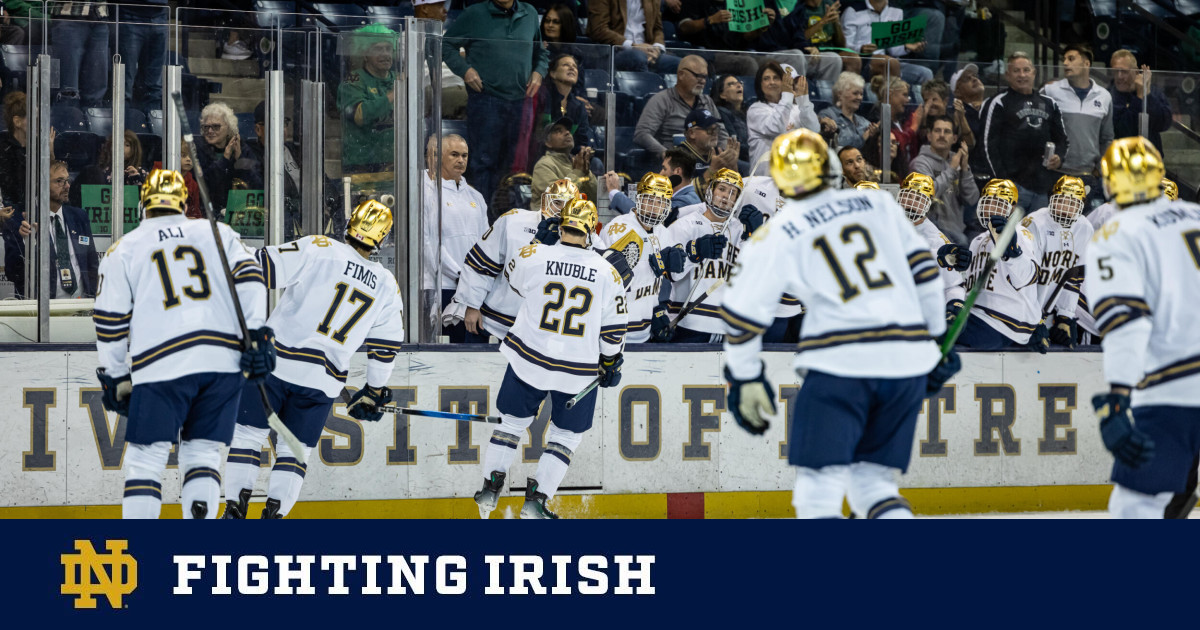 Sheahan Era Opens Inside Compton Family Ice Arena With Statement Win – Notre Dame Fighting Irish – Official Athletics Website