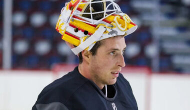 Devin Cooley wins Flames’ backup goalie job as team waives three players