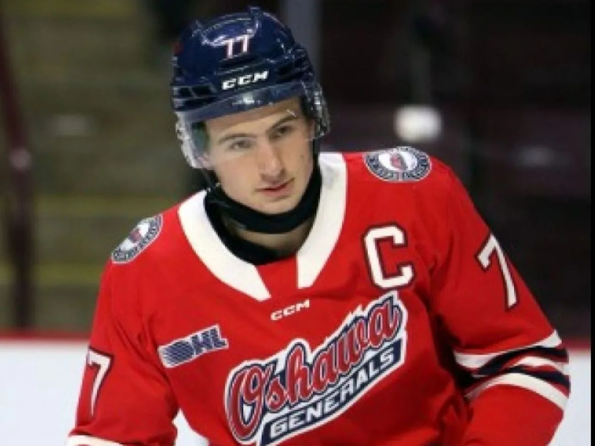 Maple Leafs' first-round pick Ben Danford changes OHL address