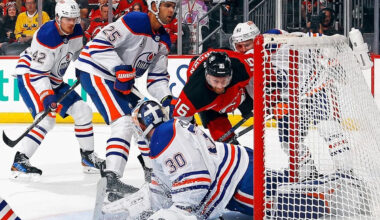 Splat! Ham-handed Edmonton Oilers go from bad to worse in New Jersey