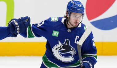 Vancouver Canucks’ Quinn Hughes out vs. Edmonton Oilers with lower-body injury