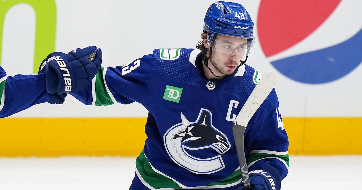 Vancouver Canucks’ Quinn Hughes out vs. Edmonton Oilers with lower-body injury