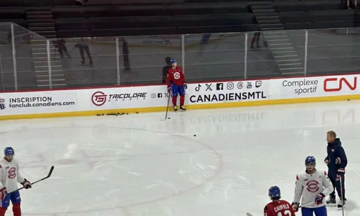 Juraj Slafkovsky's Attitude Under Scrutiny at Canadiens Training Camp