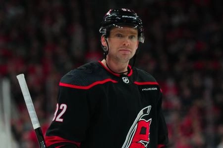 Evgeny Kuznetsov with the Carolina Hurricanes.