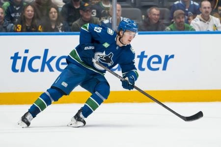 Vancouver Canucks forward Vitali Kravtsov.