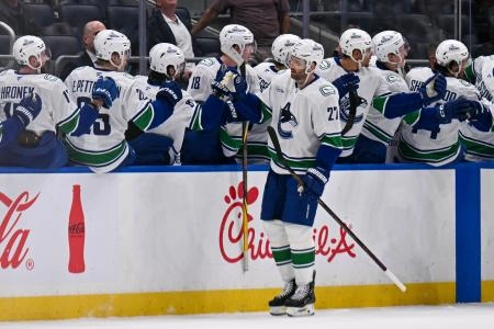 Vancouver Canucks forward Derek Forbort.