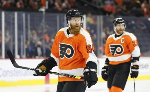 Ryan Ellis with the Philadelphia Flyers.