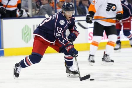 Cam Atkinson with the Columbus Blue Jackets.