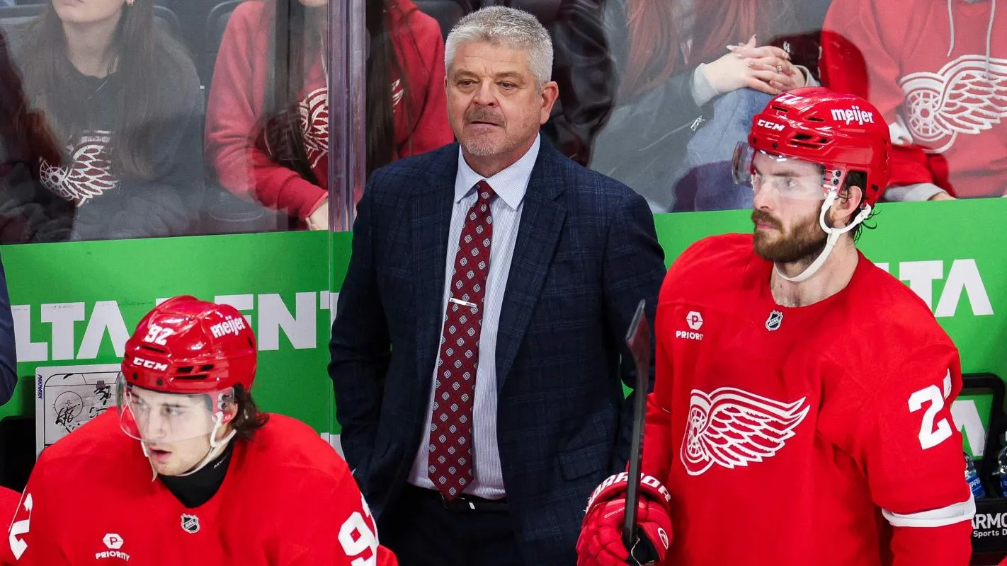 Red Wings Head Coach Todd McLellan Doesn't Hold Back With Comments After Blowout Loss to Montreal