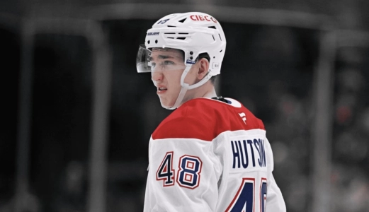 Canadiens defenseman Lane Hutson