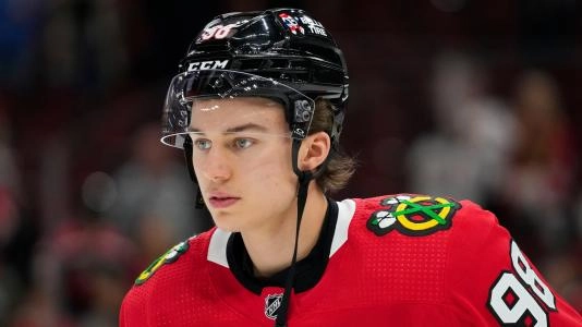 Connor Bedard of the Chicago Blackhawks.