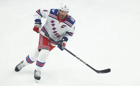 Former Vancouver Canucks forward J.T. Miller with the New York Rangers.