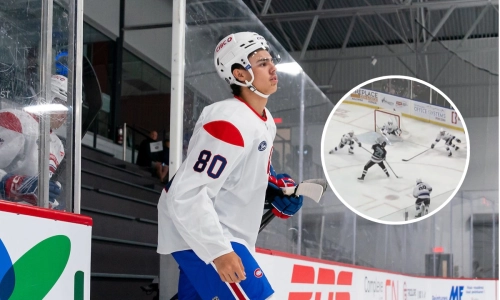 Canadiens prospect Hayden Paupanekis Canadiens prospect Hayden Paupanekis