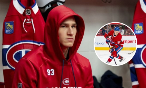 Canadiens forward Ivan Demidov Canadiens forward Ivan Demidov