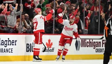 Dylan Larkin's Red Wings exploring official change of scenery with two defensemen