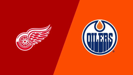 Detroit Red Wings and Edmonton Oilers logo Detroit Red Wings and Edmonton Oilers logo