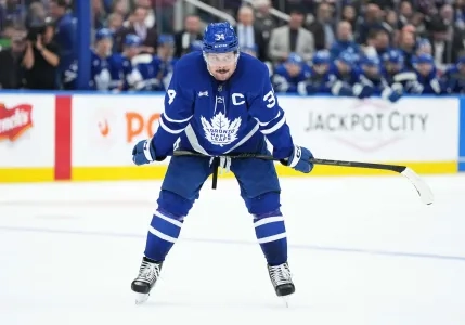 Auston Matthews, captain of the Toronto Maple Leafs.