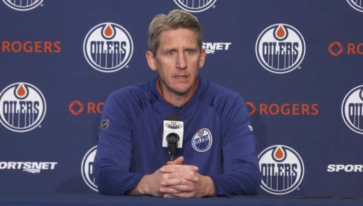 Oilers coach Kris Knoblauch