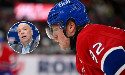 Patrik Laine and Kent Hughes