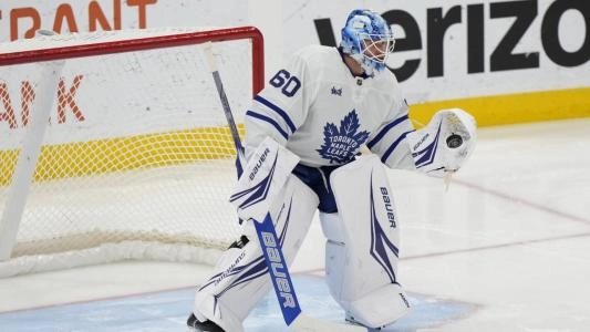 Maple Leafs goalie Joseph Woll Maple Leafs goalie Joseph Woll