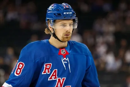 Brennan Othmann of the New York Rangers.