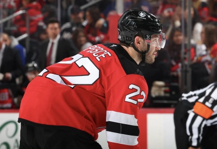 Devils defenseman Brett Pesce