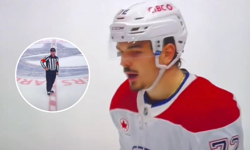 Photo of Arber Xhekaj, NHL referee