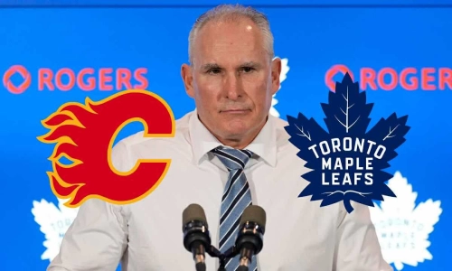 Mar 19, 2025; Toronto, Ontario, CAN; Toronto Maple Leafs head coach Craig Berube listens to a question from the media during the post game press conference after a win over the Colorado Avalanche at Scotiabank Arena. Mandatory Credit: John E. Sokolowski-Imagn Images