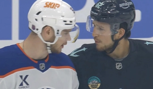 Brandon Montour and Vasily Podkolzin Brandon Montour and Vasily Podkolzin