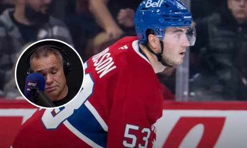 Photo of Canadiens' Noah Dobson, Gilbert Delorme