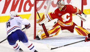 Mike Matheson's OT winner gives Canadiens a lights-out win in Calgary