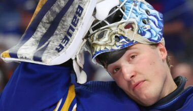Sabres starting goalie Luukkonen expected to miss season opener with lower-body injury | Sports